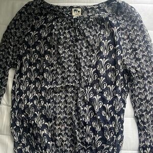 john robshaw for lucky brand - sheer blouse